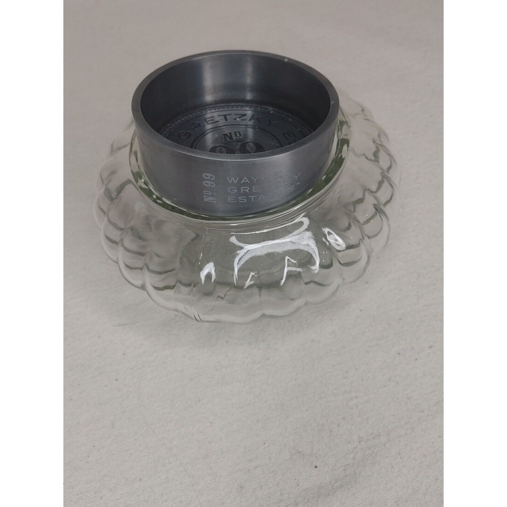 Wayne Gretzky-Estates-No‎ 99 Glass Pewter Penny Holder Ashtray  Collectable A66 - Picture 9 of 13
